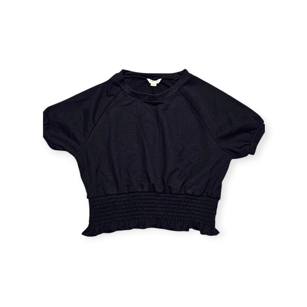 Habitual Kids Cropped Smocked Waist Sweatshirt Girls Size 16